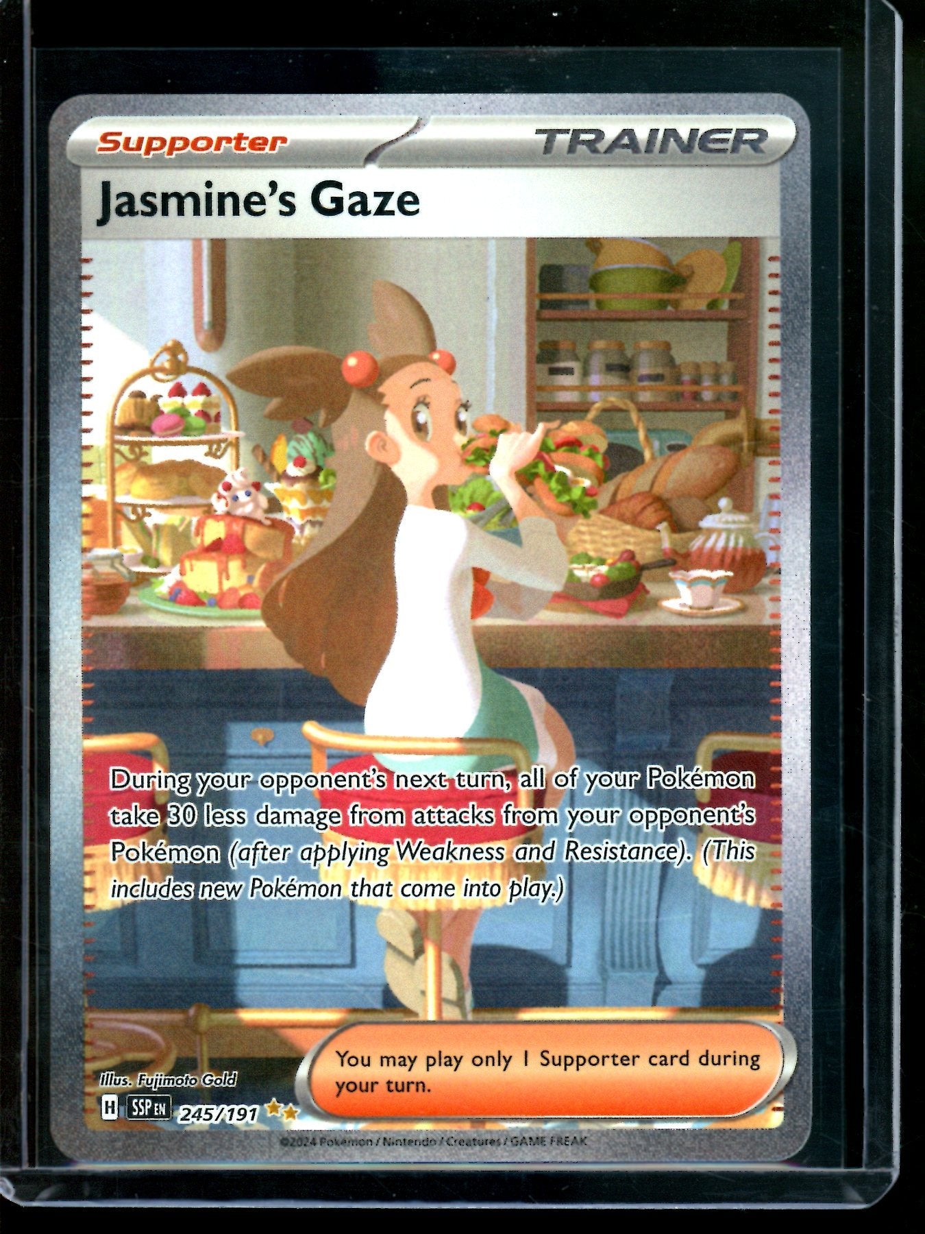 2024 Pokemon Surging Sparks Jasmine's Gaze 245/191