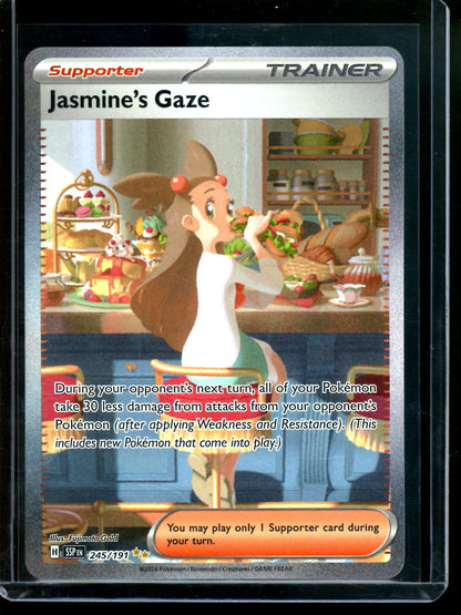 2024 Pokemon Surging Sparks Jasmine's Gaze 245/191