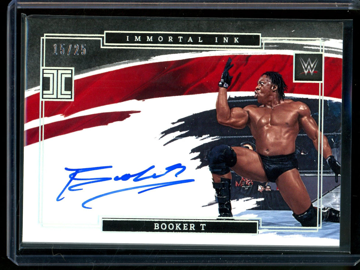 2022 Panini Impeccable Booker T Immortal Ink Autograph /25 - Trading Card Market