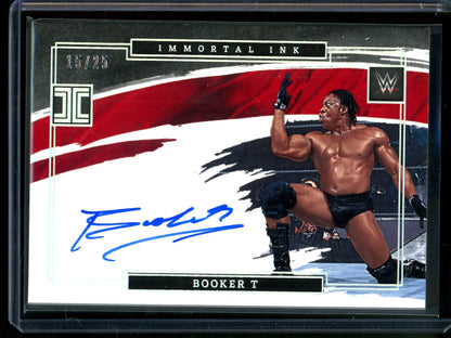 2022 Panini Impeccable Booker T Immortal Ink Autograph /25 - Trading Card Market