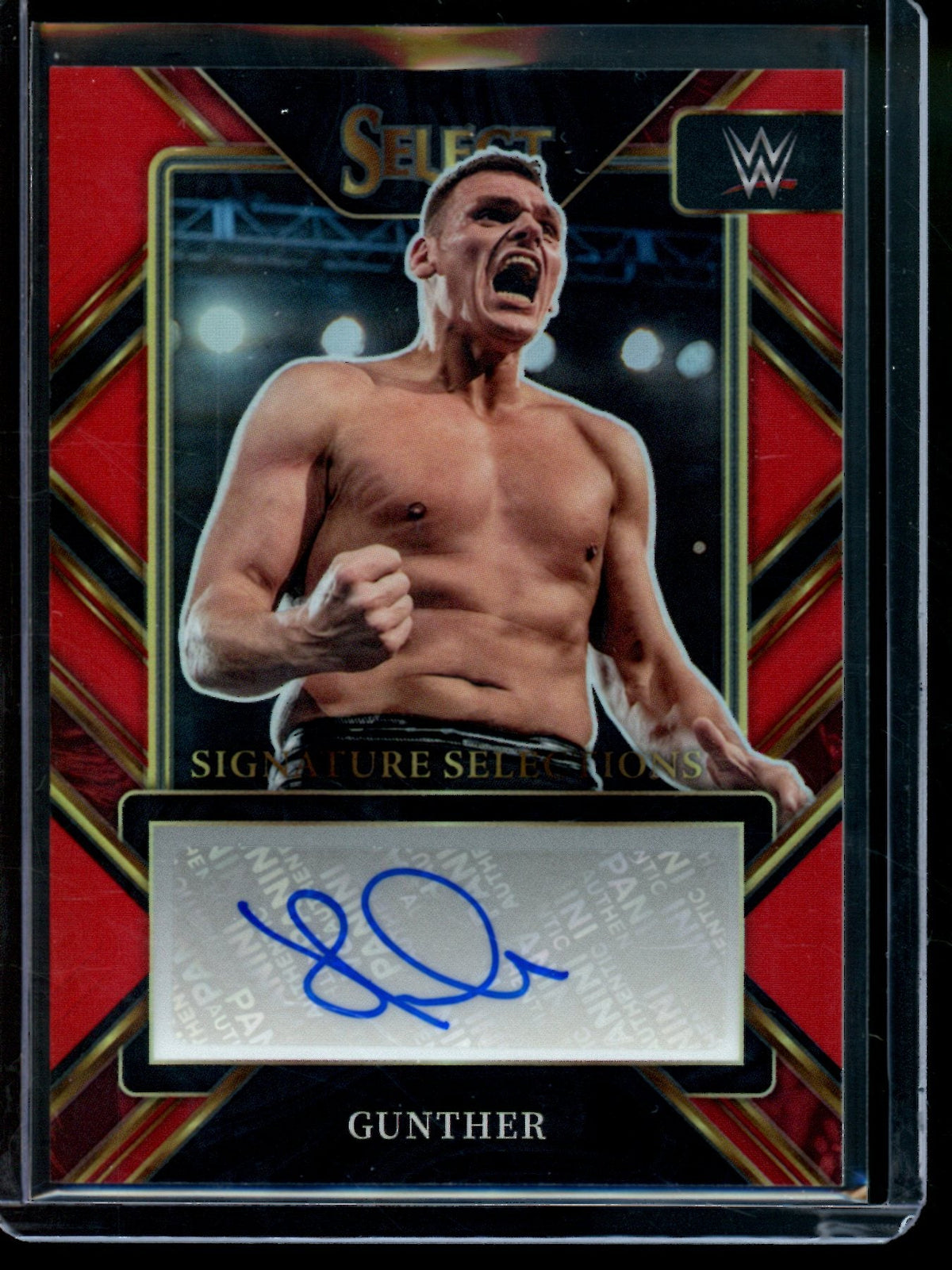 2023 Panini Select Gunther Signature Selections Red /49 - Trading Card Market