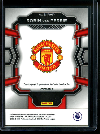 2023 Panini Prizm Robin Van Persie Green Pulse Autograph Manchester United - Trading Card Market