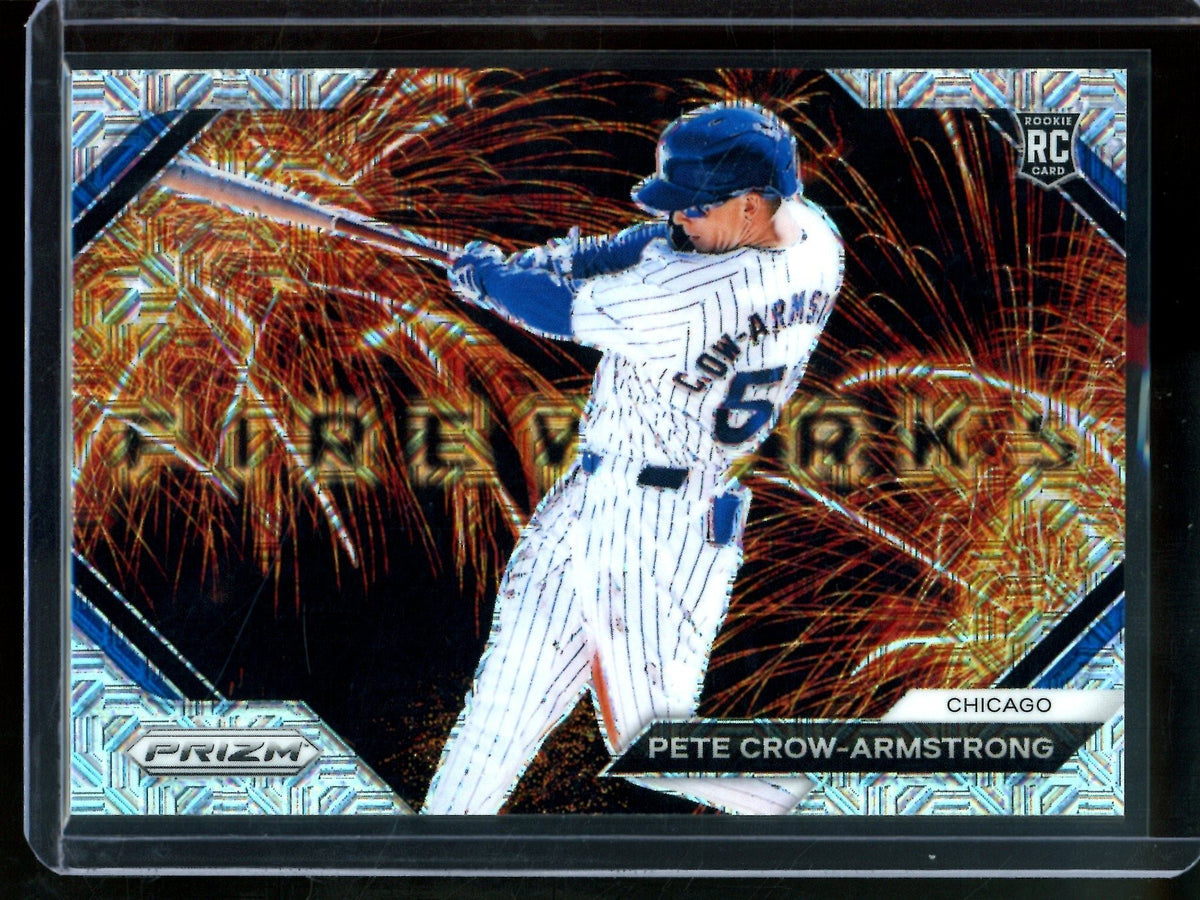 2024 Panini Prizm Pete-Crow Armstrong Fireworks Mojo Rookie /25 Cubs - Trading Card Market