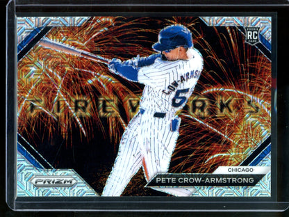 2024 Panini Prizm Pete-Crow Armstrong Fireworks Mojo Rookie /25 Cubs - Trading Card Market