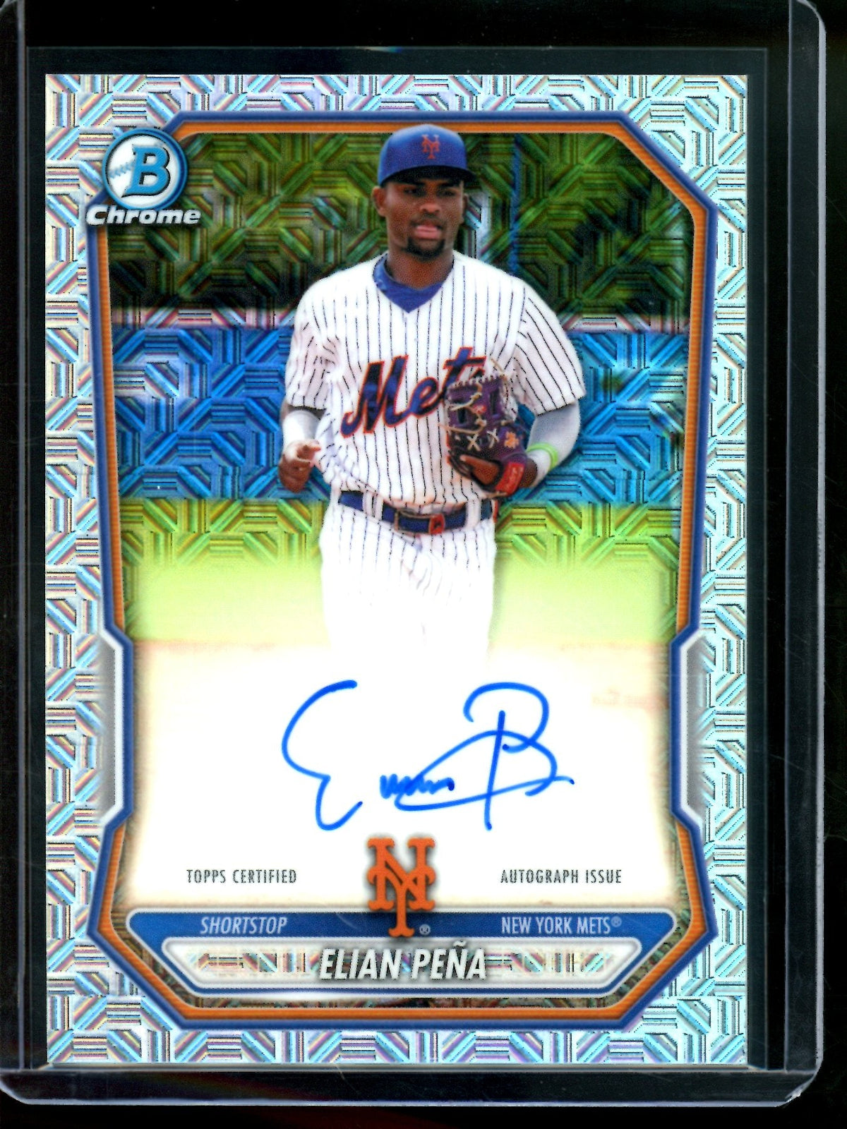 2026 Bowman Chrome Elian Pena Mojo Autograph Mets - Trading Card Market