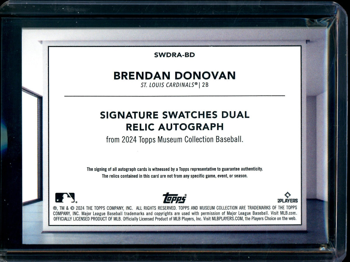 2024 Topps Museum Collection Brendan Donovan Dual Autograph /299 Cardinals - Trading Card Market