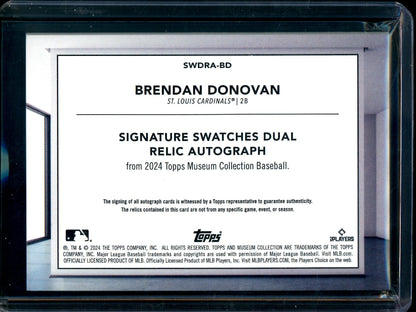 2024 Topps Museum Collection Brendan Donovan Dual Autograph /299 Cardinals - Trading Card Market