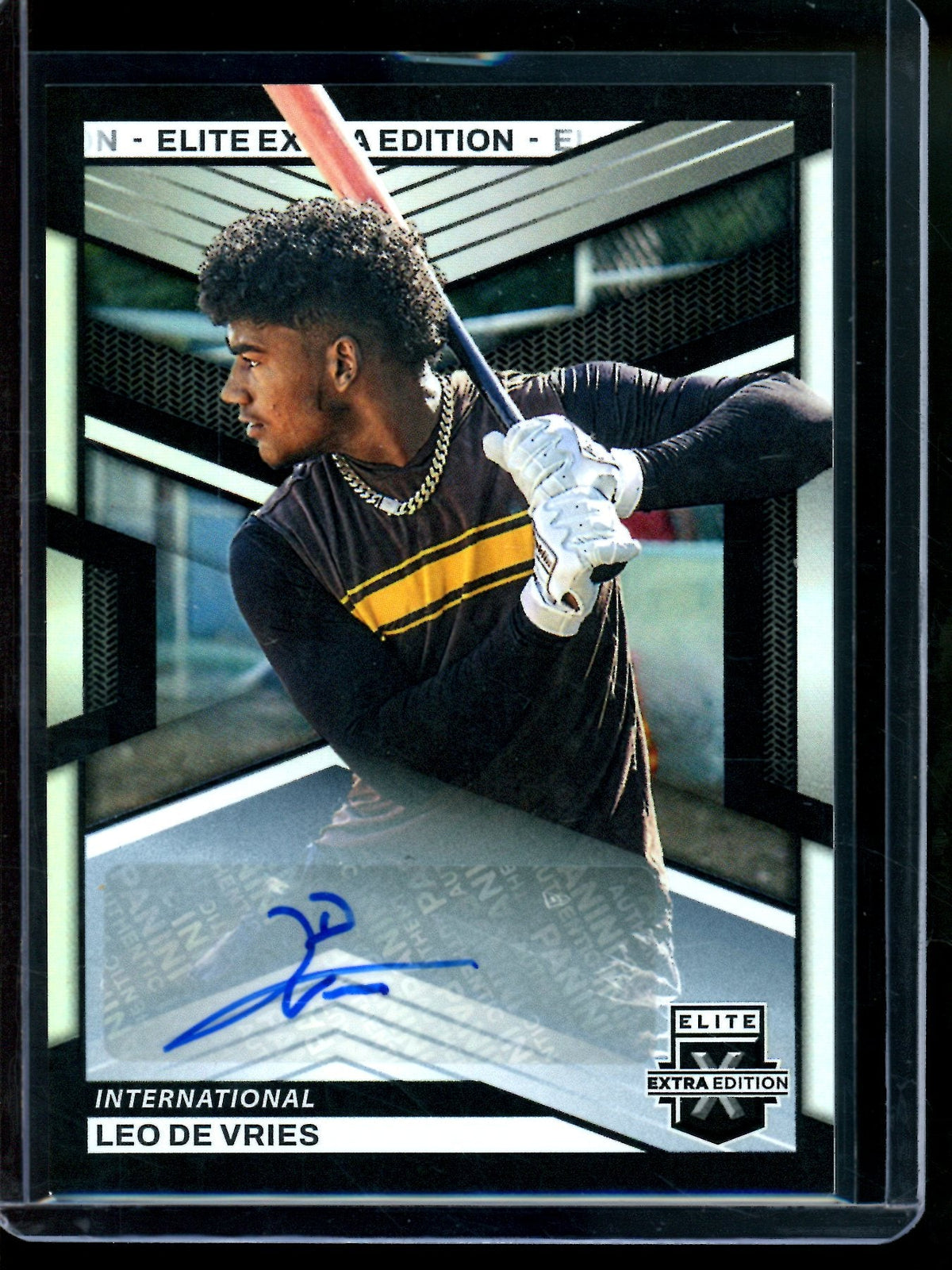 2023 Panini Elite Edition Leo De Vries Holo Foil Autograph Padres - Trading Card Market