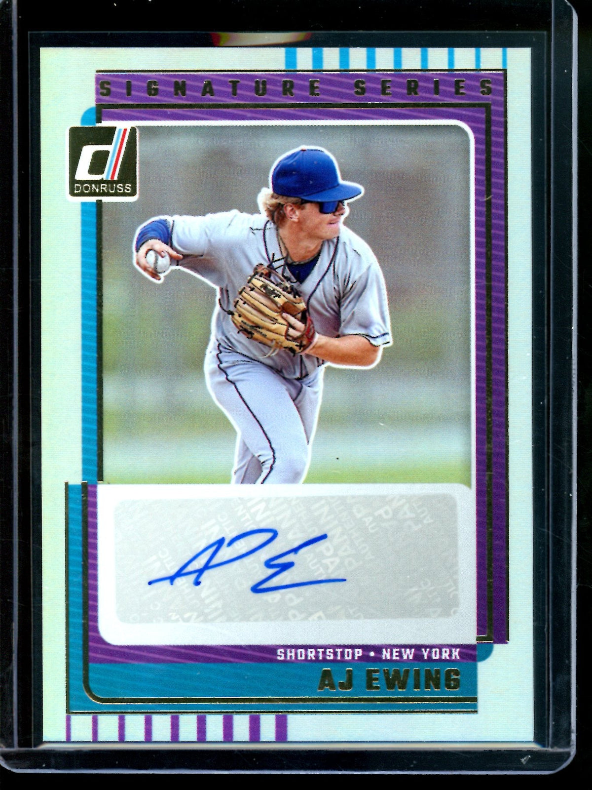 2025 Panini Donruss AJ Ewing Signature Series Autograph Holo Mets - Trading Card Market