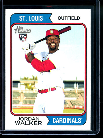 2023 Topps Heritage Jordan Walker Image Variation Rookie Cardinals - Trading Card Market