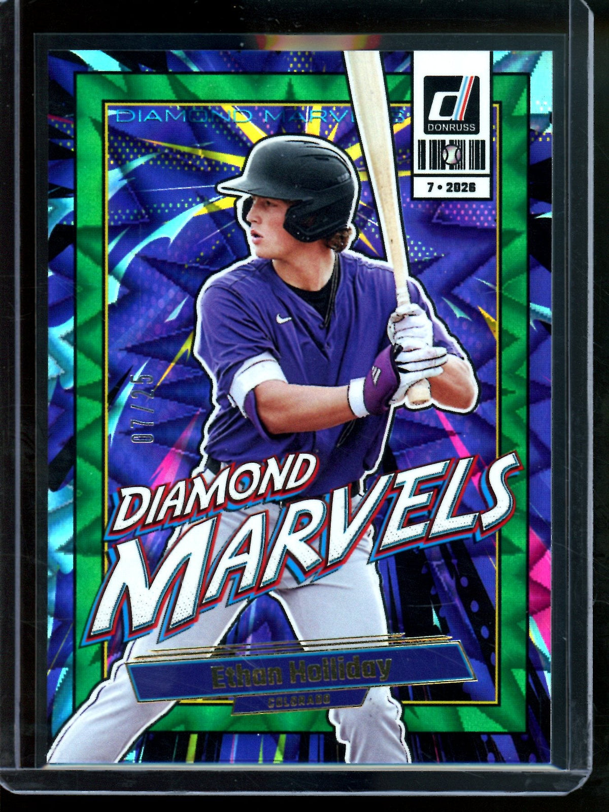 2026 Panini Donruss Ethan Holliday Diamond Marvels /25 Rockies - Trading Card Market