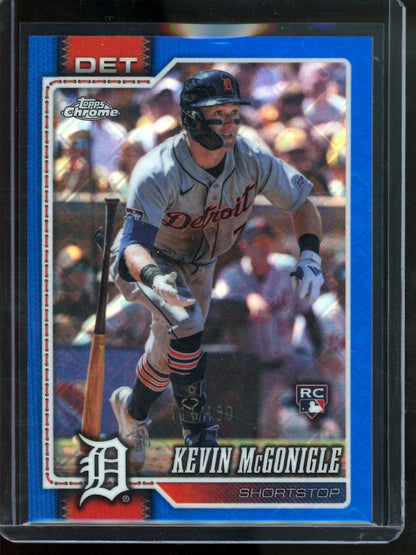 2026 Topps Chrome Logofractor Kevin McGonigle Rookie Blue /150 Tigers - Trading Card Market
