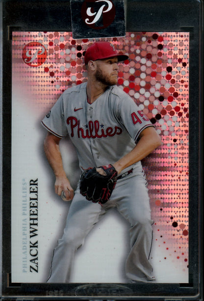 2022 Topps Pristine Zack Wheeler Rose Gold Encased /15 Phillies - Trading Card Market