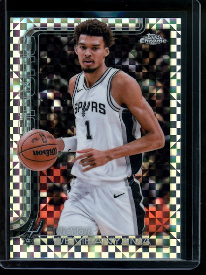 2025 Topps Chrome Victor Wembanyama X-Fractor Spurs - Trading Card Market