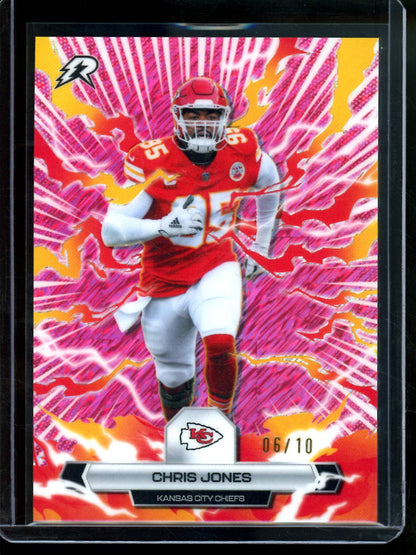 2026 Topps Resurgence Chris Jones Pink Shimmer /10 Chiefs - Trading Card Market