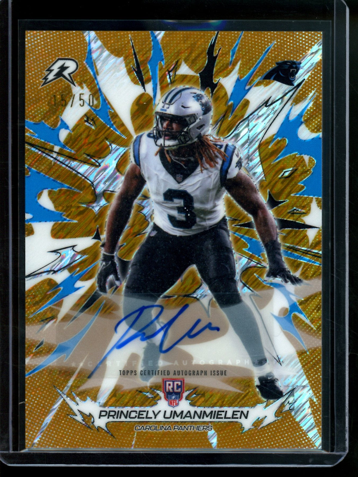 2026 Topps Resurgence Princely Umanmielen Gold Rookie Autograph /50 Panthers - Trading Card Market