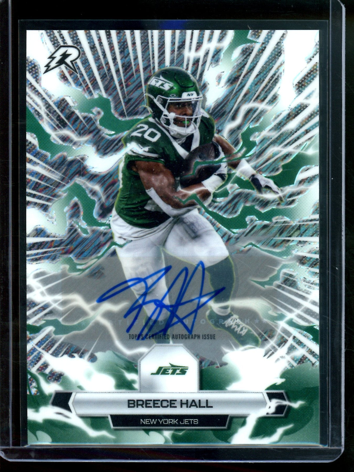 2026 Topps Resurgence Breece Hall Shimmer Autograph Jets - Trading Card Market