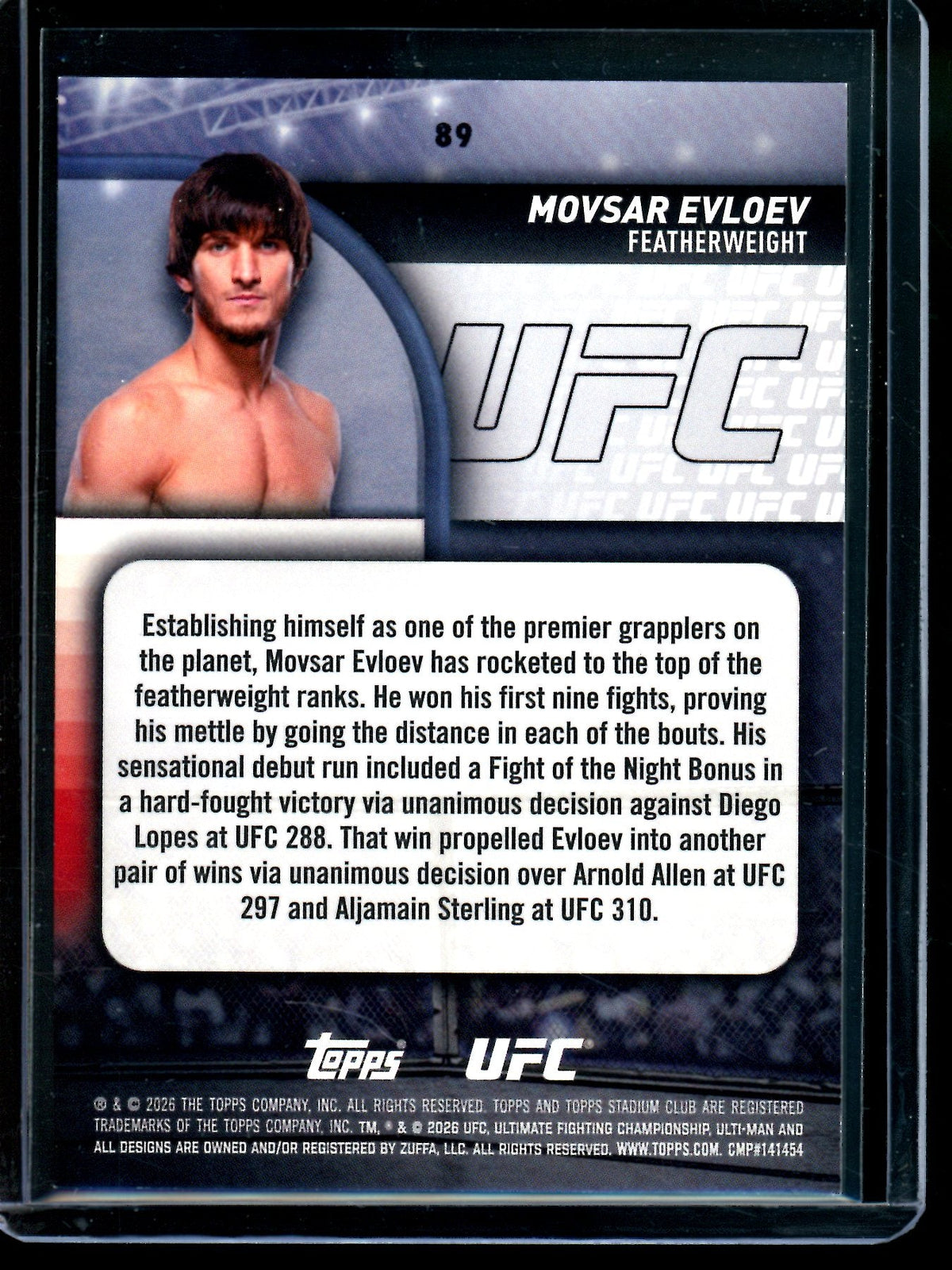 2026 Topps Stadium Club Movsar Evloev /25 - Trading Card Market