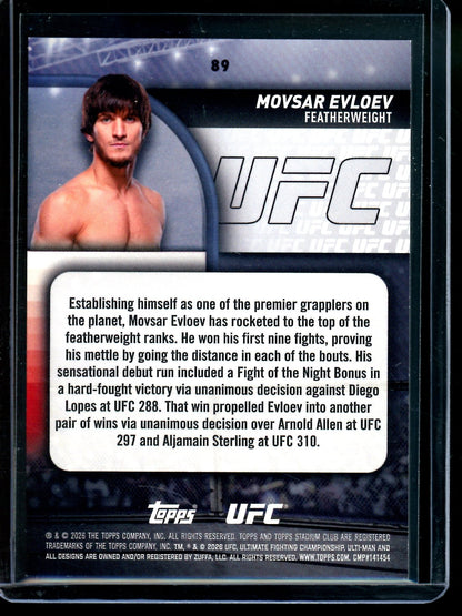 2026 Topps Stadium Club Movsar Evloev /25 - Trading Card Market