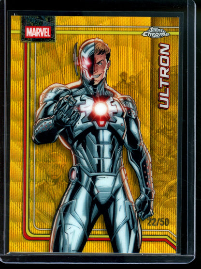 2026 Topps Chrome Ultron Gold Wave Refractor /50 - Trading Card Market