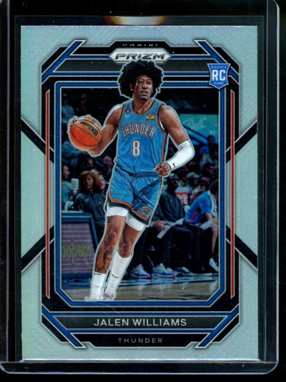 2022 Panini Prizm Jalen Williams Silver Rookie Thunder - Trading Card Market