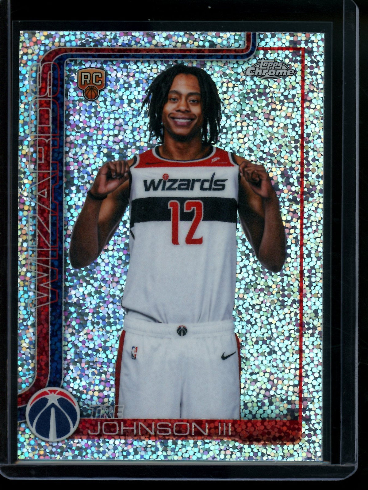 2026 Topps Chrome Tre Johnson III Image Variation Rookie Wizards - Trading Card Market