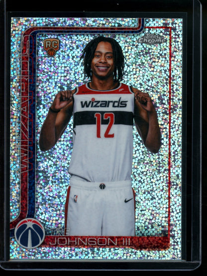 2026 Topps Chrome Tre Johnson III Image Variation Rookie Wizards - Trading Card Market