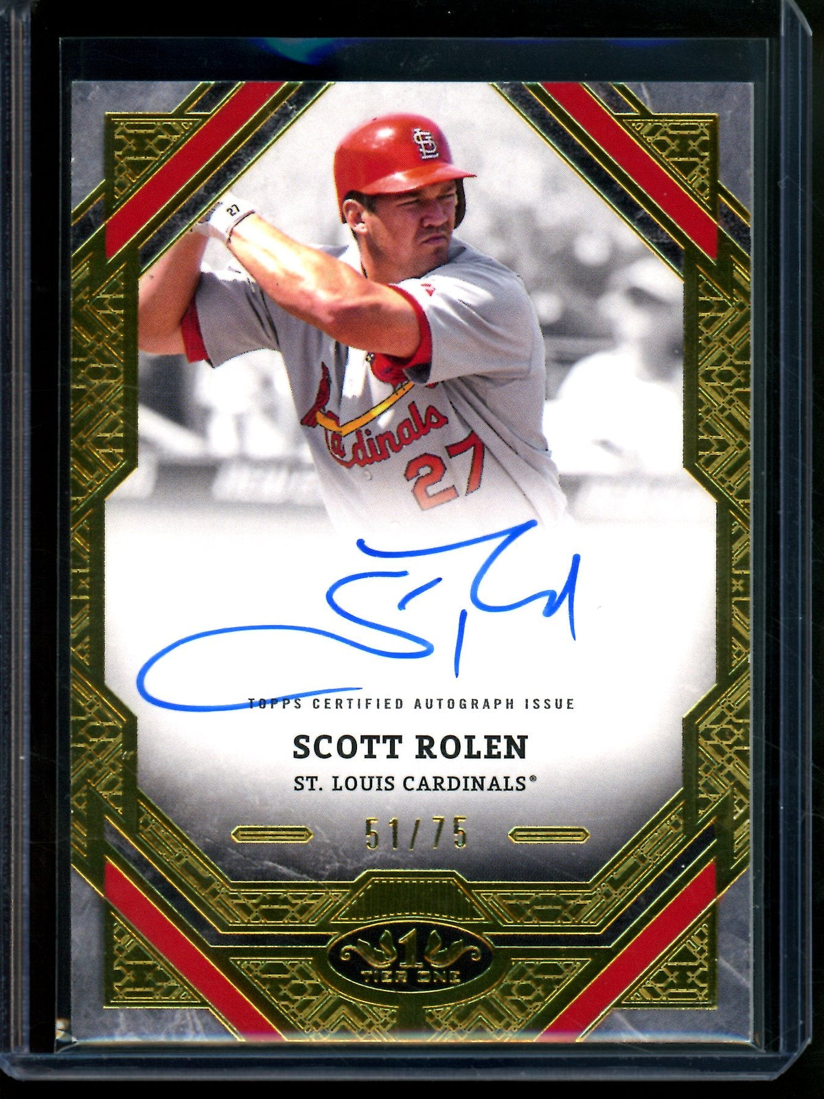 2025 Topps Tier One Scott Rolen Autograph /75 Cardinals - Trading Card Market