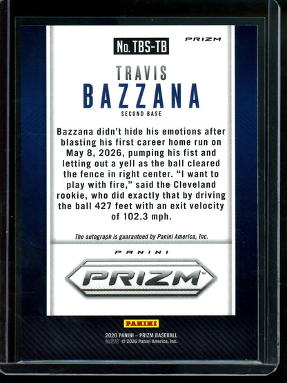 2026 Panini Prizm Travis Bazzana Rookie Autograph Guardians (A) - Trading Card Market