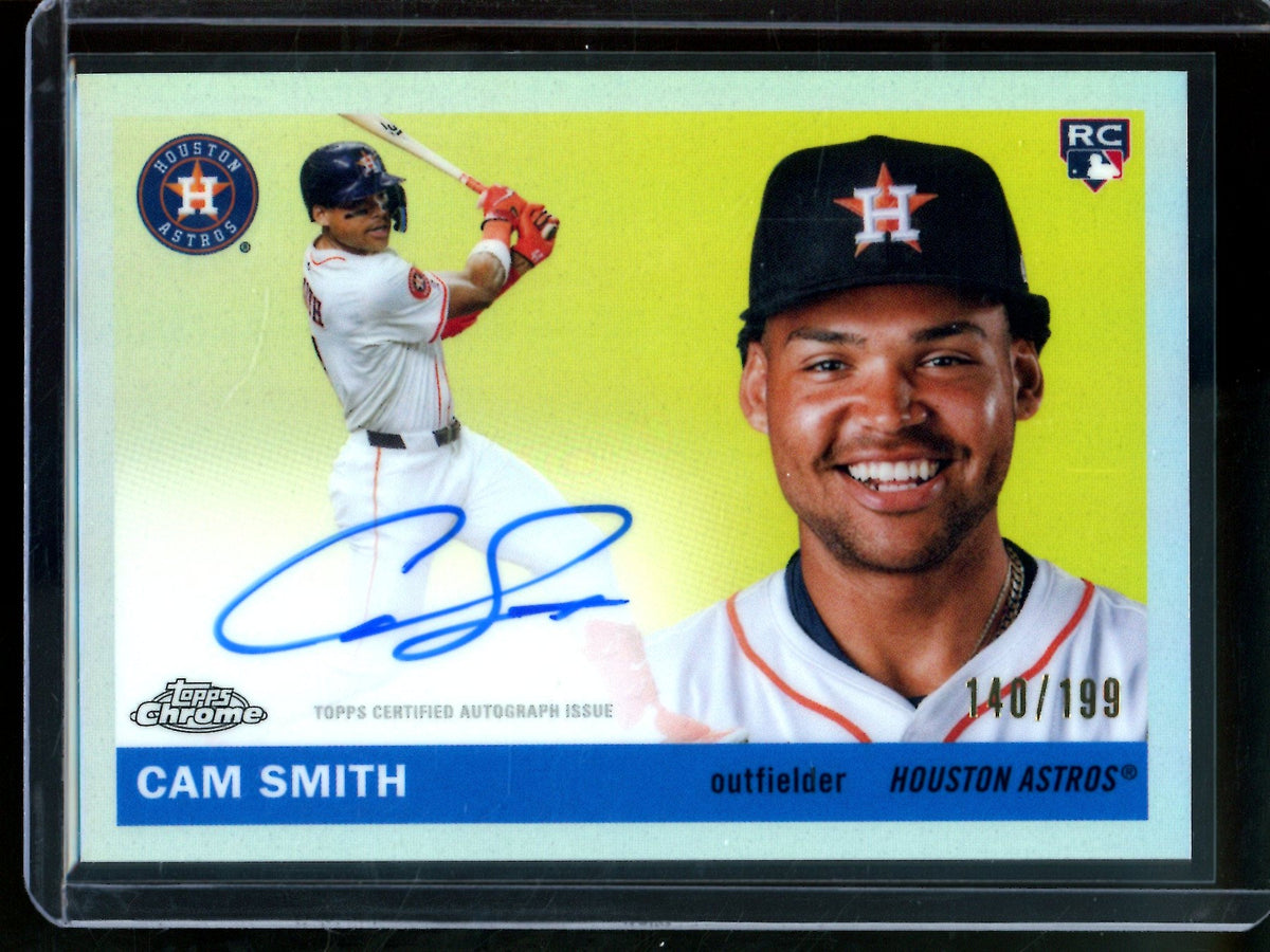 2025 Topps Platinum Cam Smith Refractor Rookie Autograph Astros - Trading Card Market