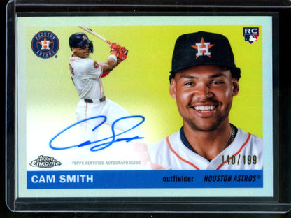 2025 Topps Platinum Cam Smith Refractor Rookie Autograph Astros - Trading Card Market