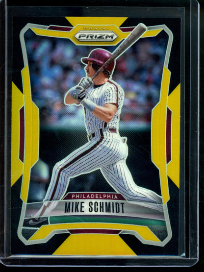 2026 Panini Prizm Mike Schmidt Black Gold Refractor /5 Phillies - Trading Card Market