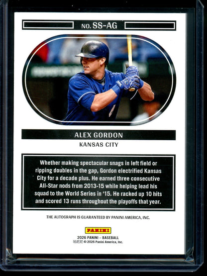 2026 Panini Noir Alex Gordon Autograph /25 Royals - Trading Card Market