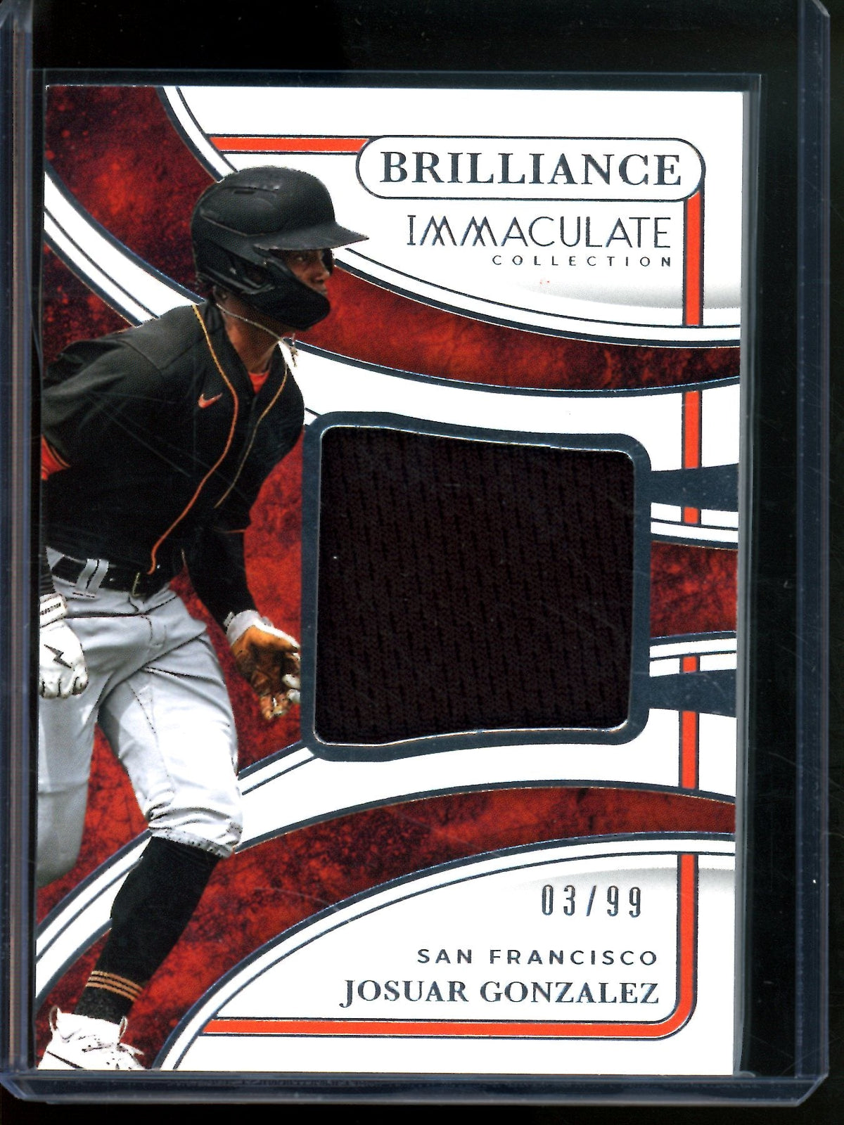 2026 Panini Immaculate Josuar Gonzalez Brilliance Relic /99 Giants - Trading Card Market