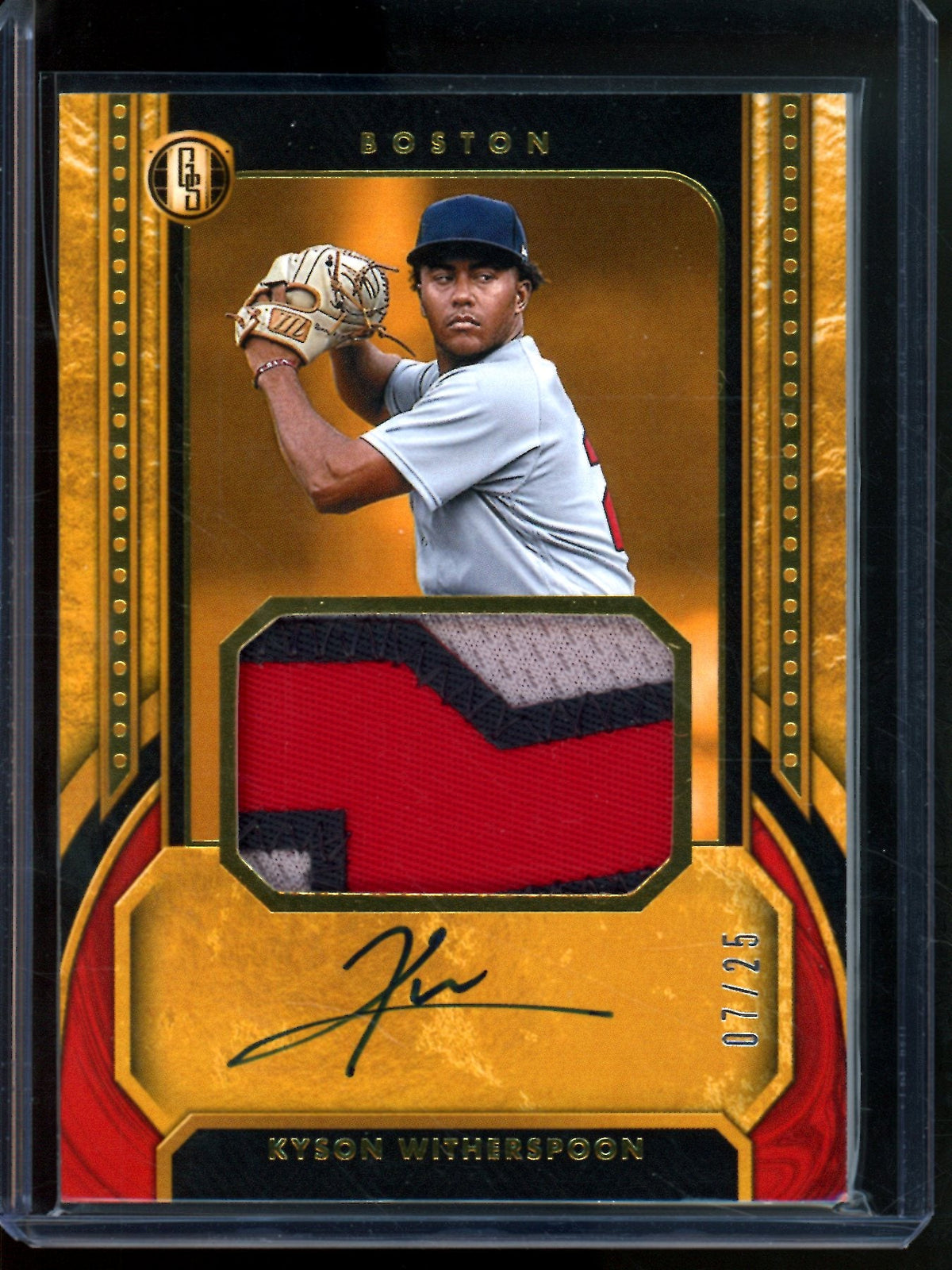 2026 Panini Gold Standard Kyson Witherspoon Patch Autograph /25 Red Sox - Trading Card Market