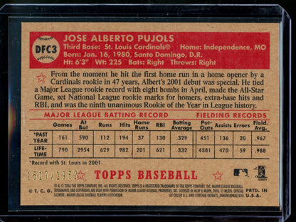 2006 Topps Flagship Albert Pujols Chrome /1952 Cardinals - Trading Card Market