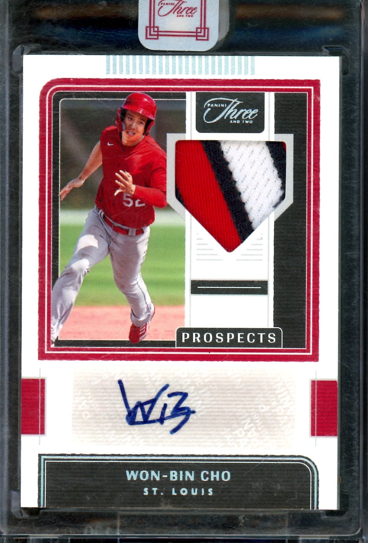 2022 Panini Three and Two Won-Bin Cho Patch Autograph /15 Cardinals - Trading Card Market