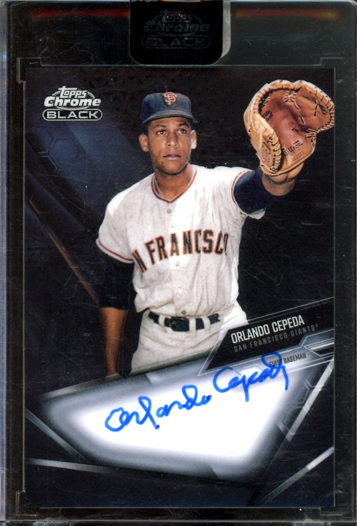 2021 Topps Chrome Black Orlando Cepeda Encased Autograph Giants - Trading Card Market