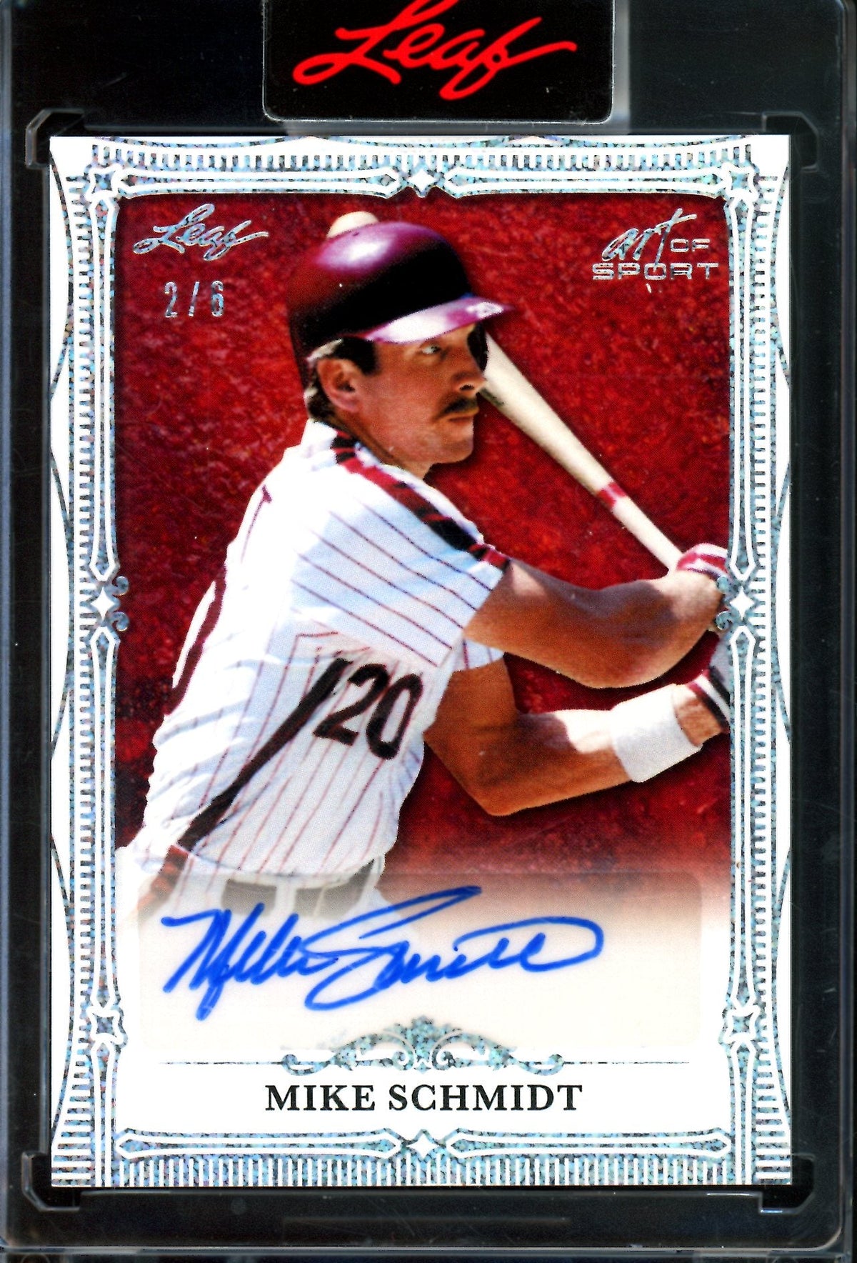 2026 Leaf Art of Sport Mike Schmidt Encased Autograph /6 Phillies - Trading Card Market