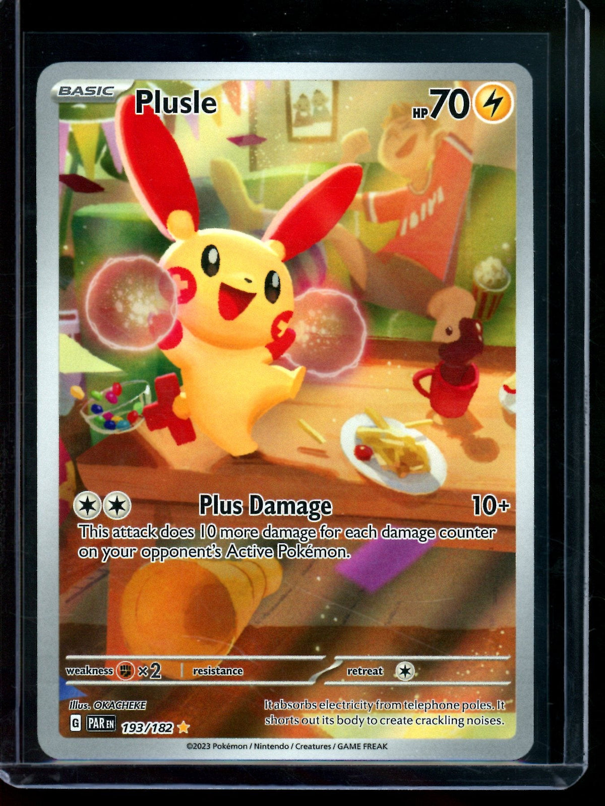 2023 Pokemon Paradox Rift Plusle 193/182 - Trading Card Market
