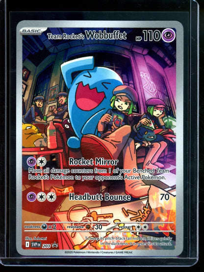2025 Pokemon Scarlet and Violet Team Rocket's Wobbuffet 203 Promo - Trading Card Market