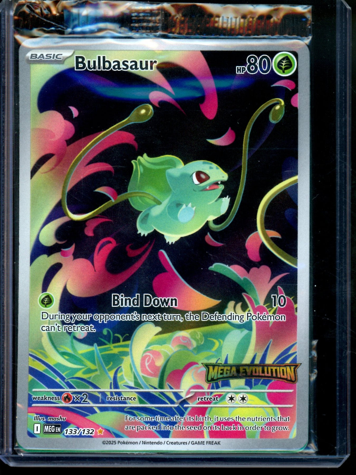 2025 Pokemon Mega Evolution Bulbasaur 133/132 Stamped - Trading Card Market