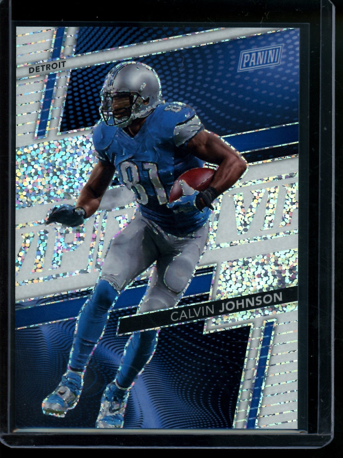 2026 Panini The National Calvin Johnson White Sparkle SP Lions - Trading Card Market