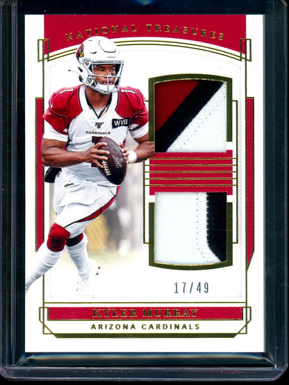 2019 Panini National Treasures Kyler Murray Dual Jersey Relic /49 Cardinals - Trading Card Market