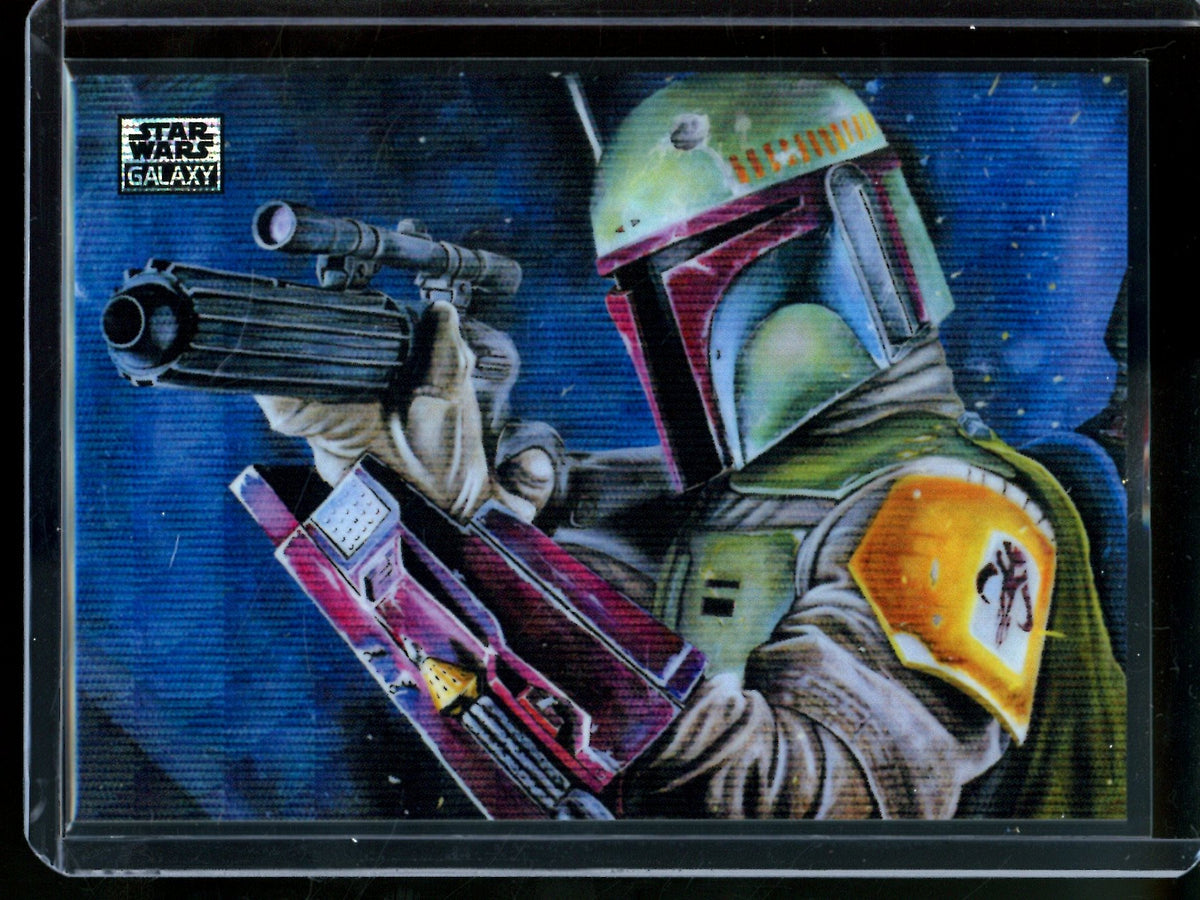 2026 Topps Galaxy Boba Fett Shimmer Refractor /99