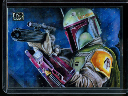 2026 Topps Galaxy Boba Fett Shimmer Refractor /99