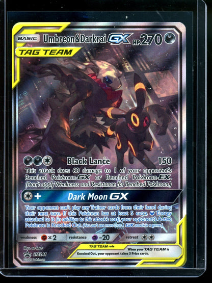 2020 Pokemon Sun and Moon Umbreon & Darkrai GX SM241 Promo