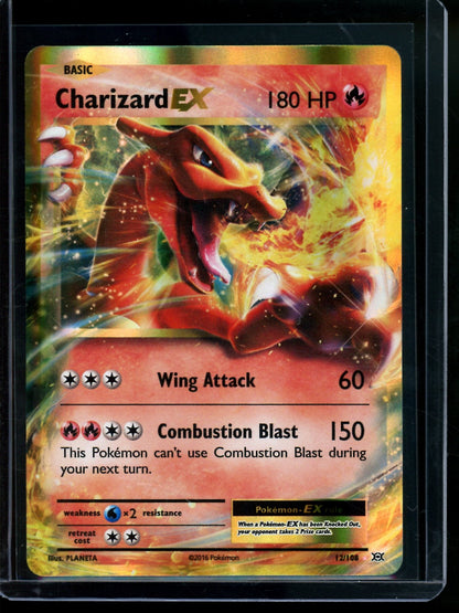 2016 Pokemon XY Charizard EX 12/108