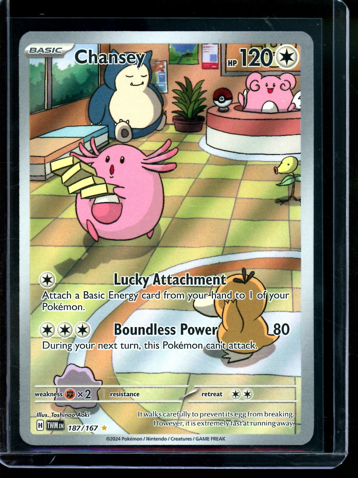 2024 Pokemon Twilight Masquerade Chansey 187/167 (A)