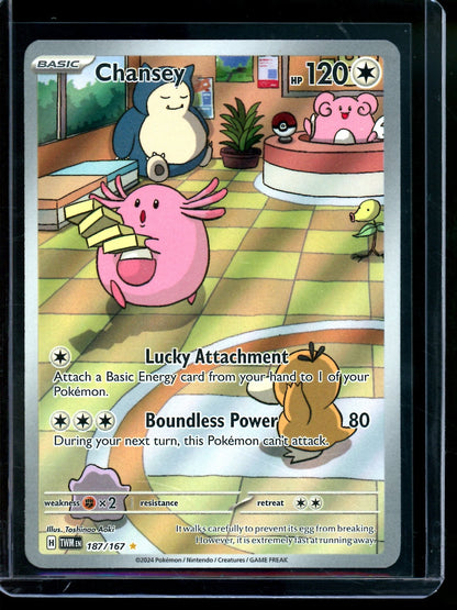 2024 Pokemon Twilight Masquerade Chansey 187/167 (A)